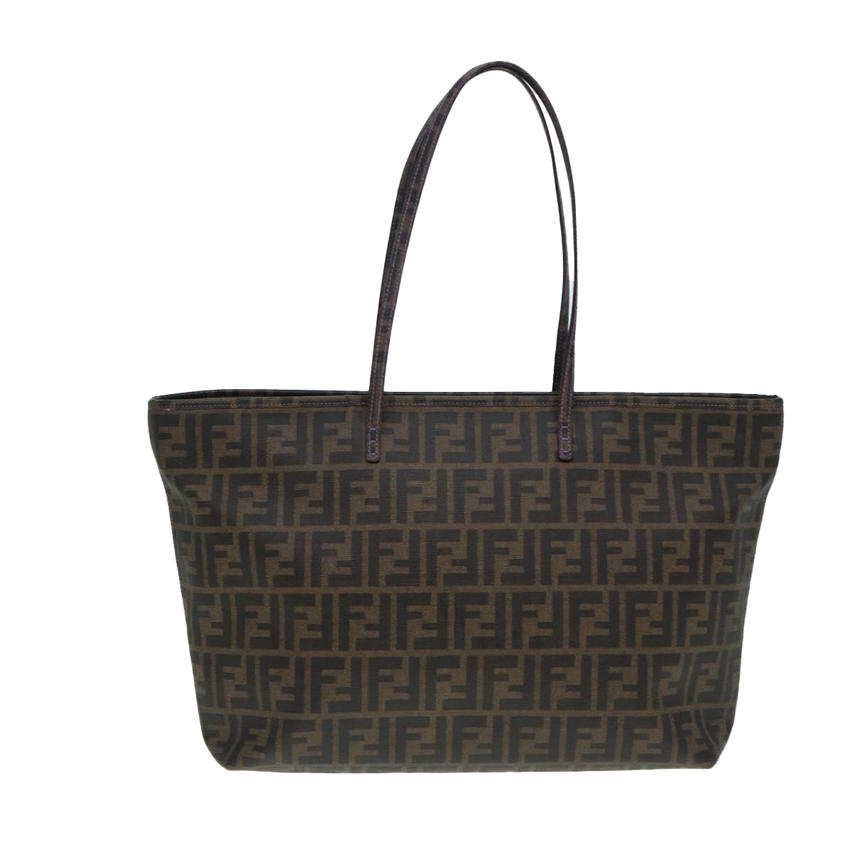 Fendi Zucca, Brown, Canvas, tote