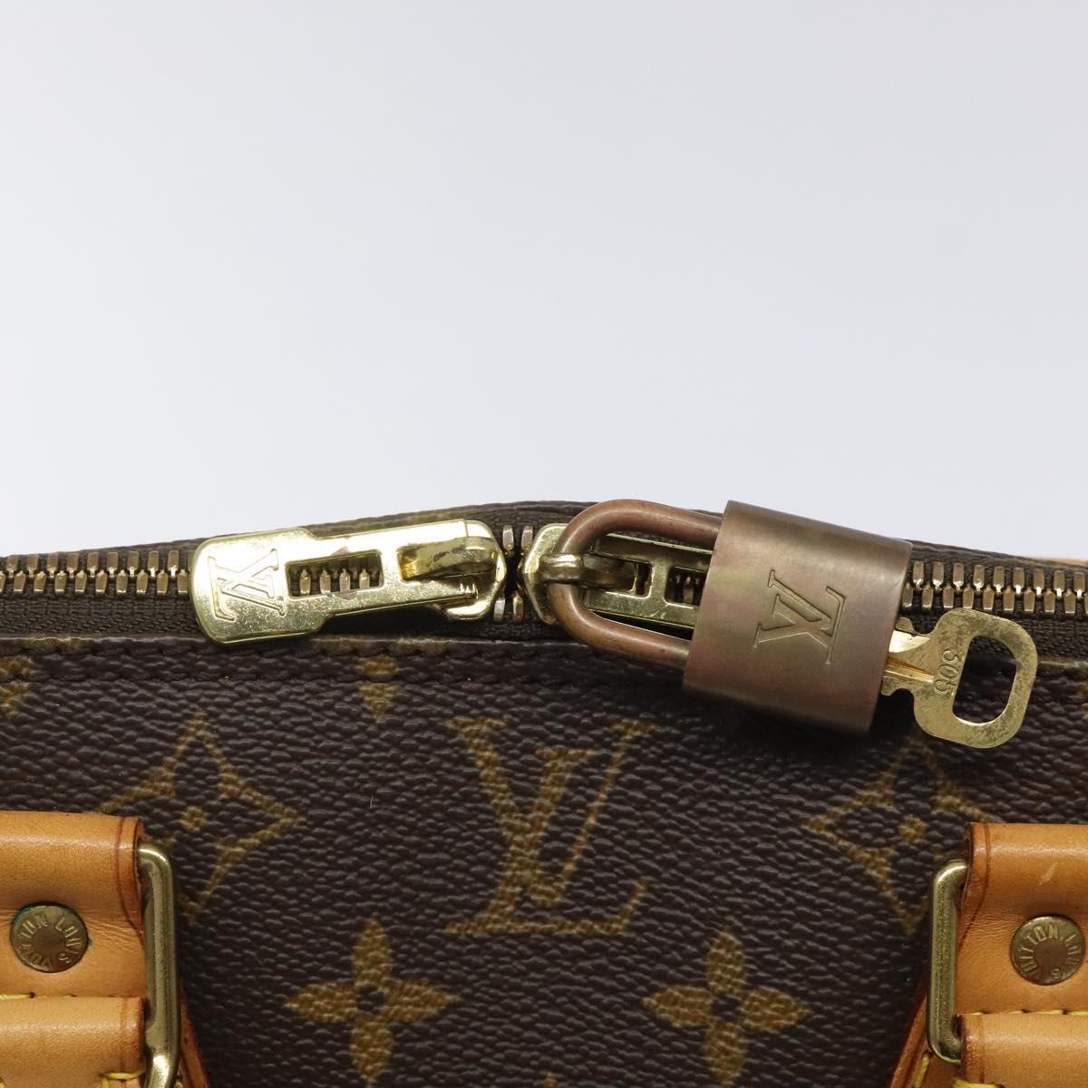 Louis Vuitton Alma, Brown, Canvas, handbag