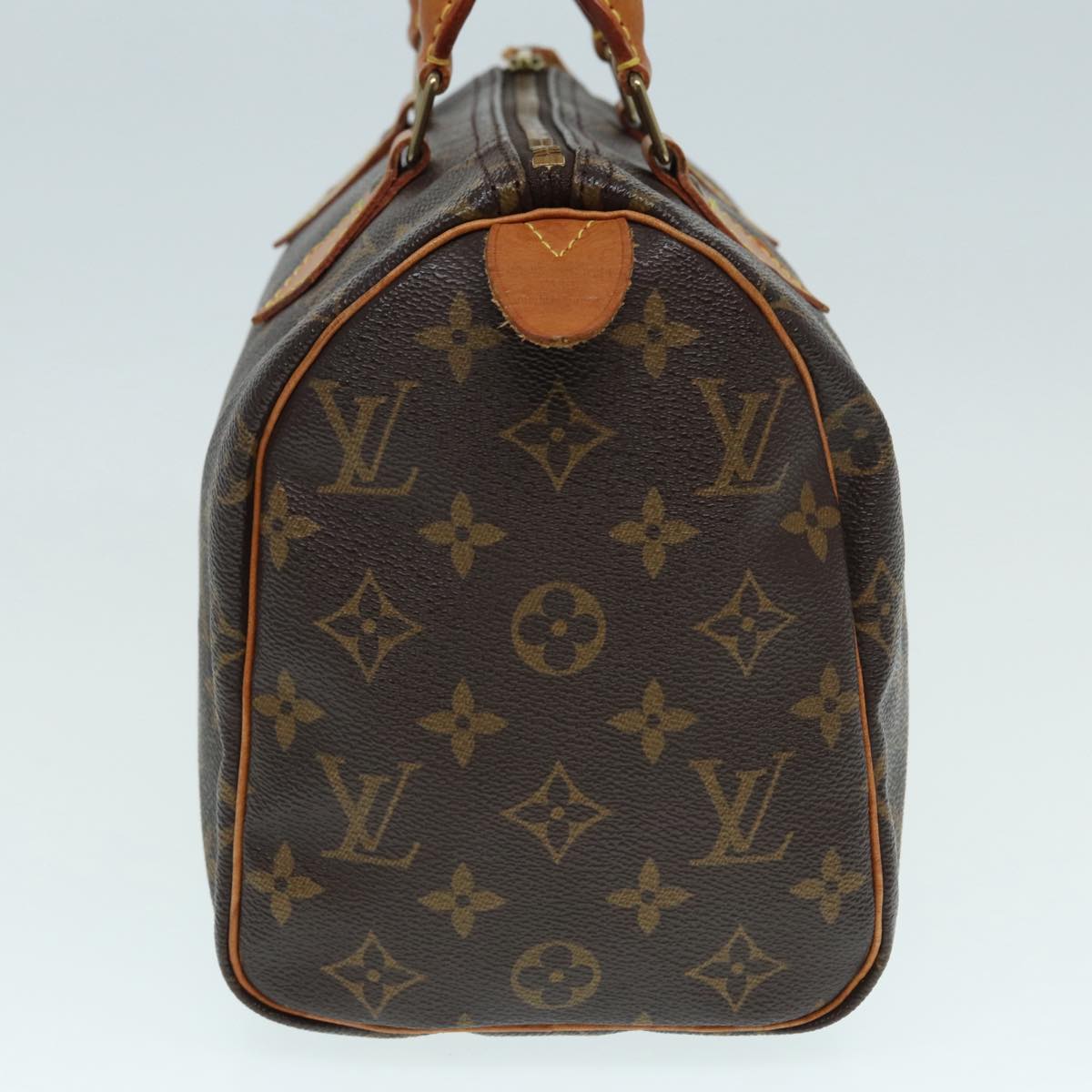 Louis Vuitton Speedy 25, Brown, Canvas, handbag