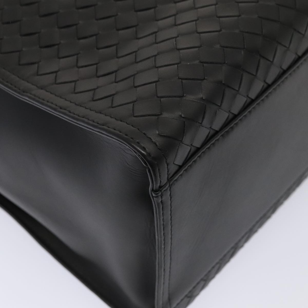 Bottega Veneta Intrecciato, Black, Leather, tote