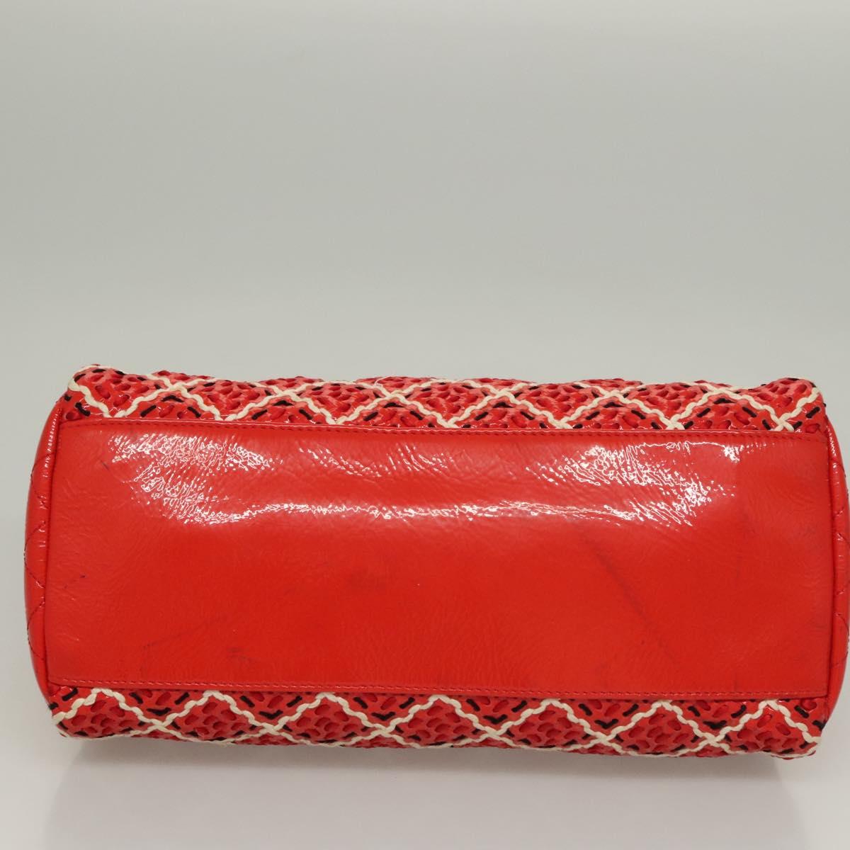 Chanel Mademoiselle, Red, Leather, shoulder