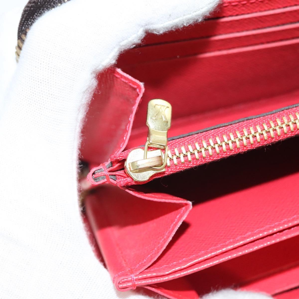 Louis Vuitton Portefeuille zippy, Brown, Canvas, wallet