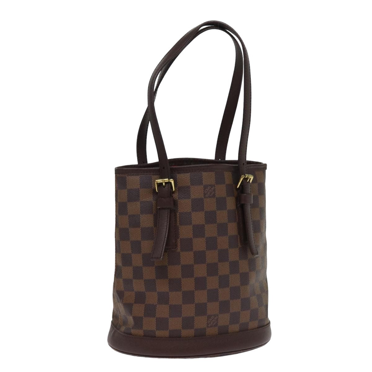 Louis Vuitton Marais, Brown, Canvas, shoulder