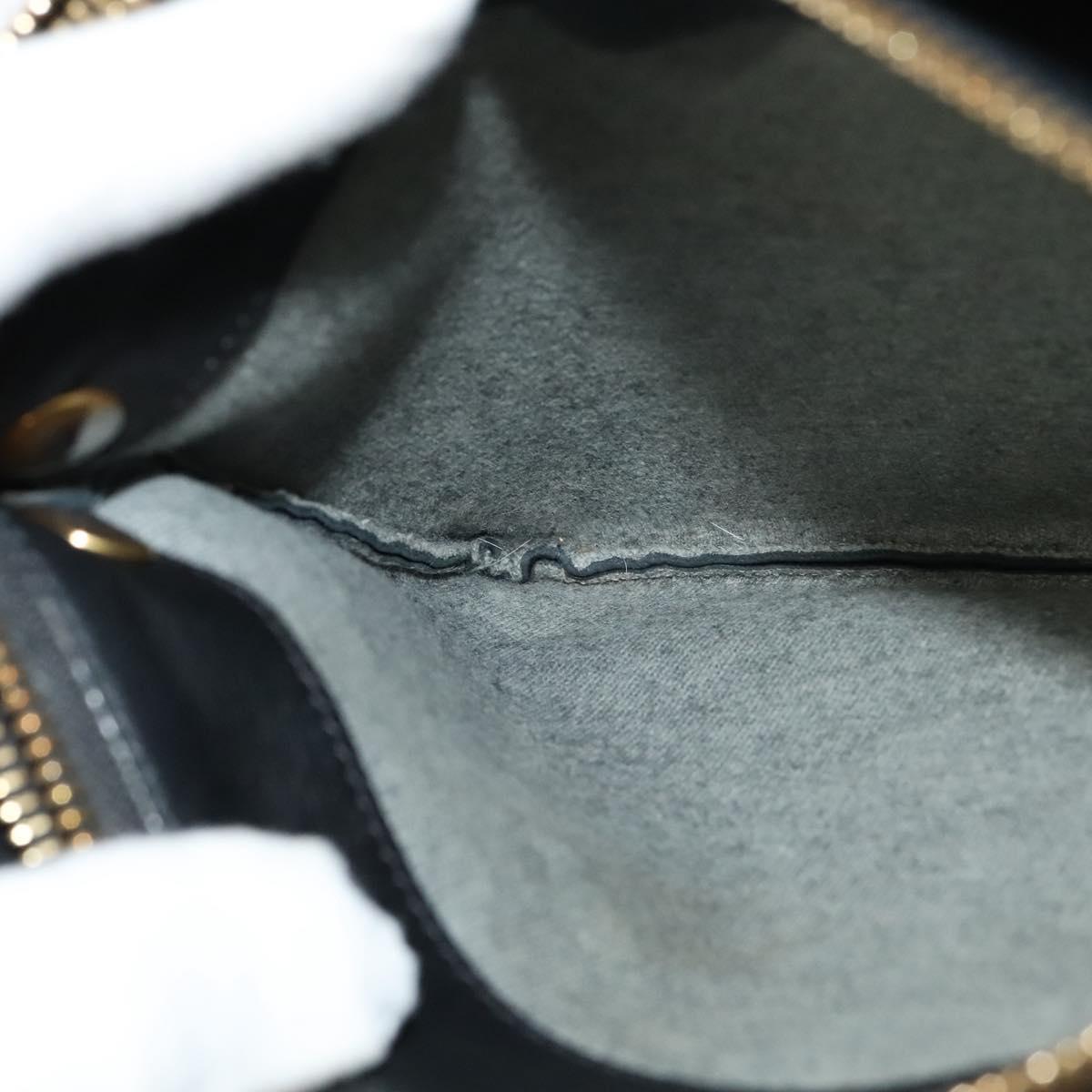 Céline Trio, Black, Leather, shoulder