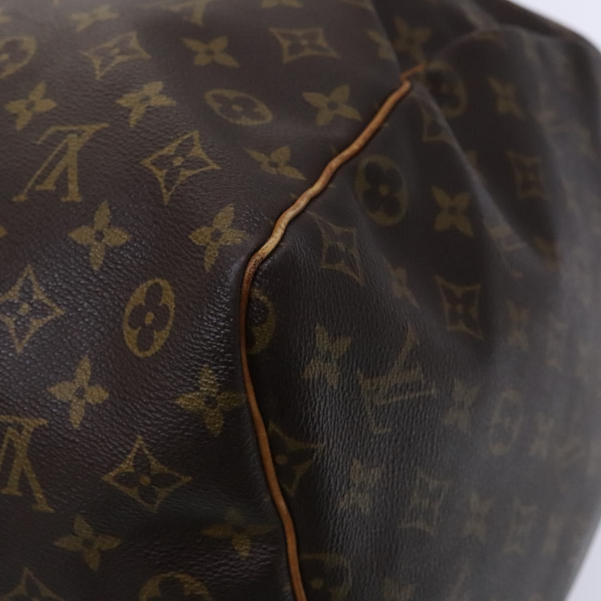 Louis Vuitton Keepall 60, Brown, Canvas, travel