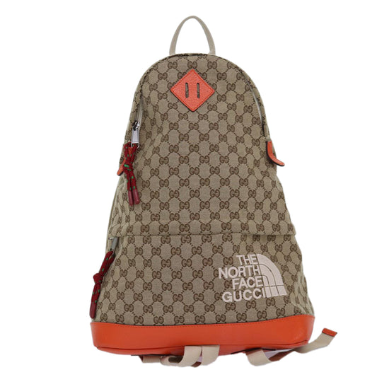 Gucci The North Face x, Beige, Canvas, backpack