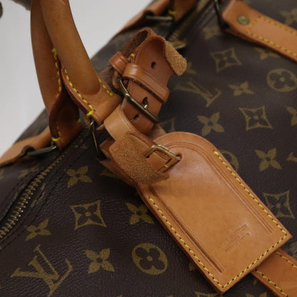 Louis Vuitton Keepall Bandoulière 60, Brown, Canvas, travel