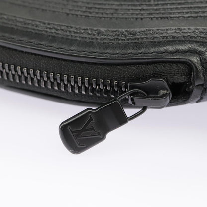 Louis Vuitton Pochette, Black, Leather, clutch