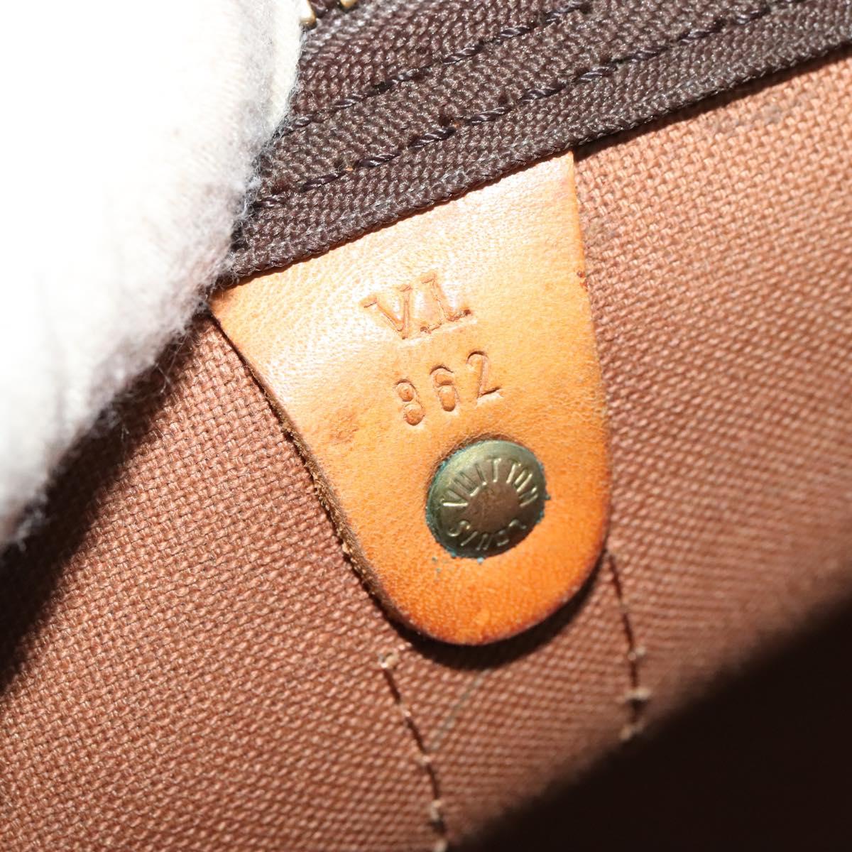 Louis Vuitton Keepall 60, Brown, Canvas, travel