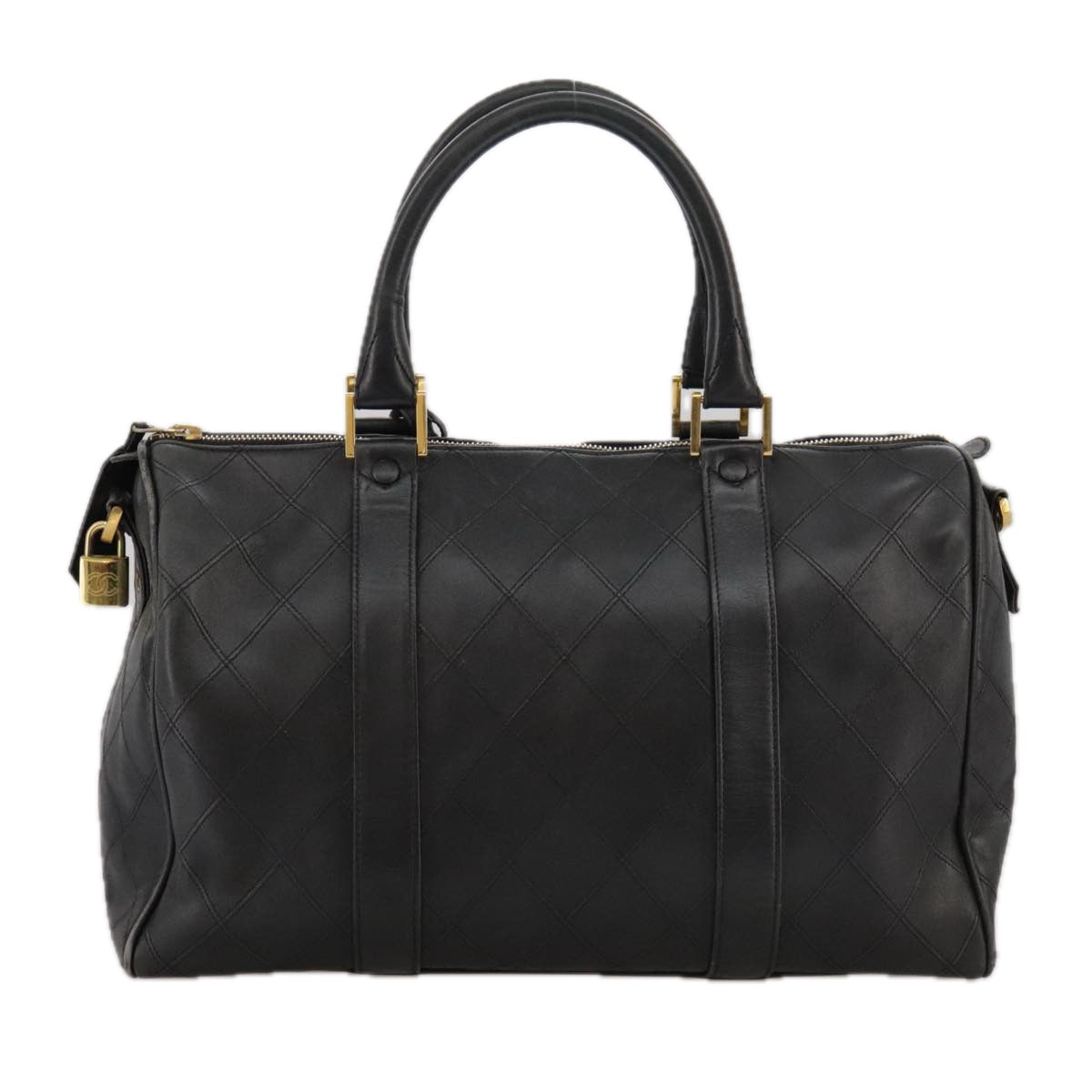 Chanel Cc, Black, Leather, travel