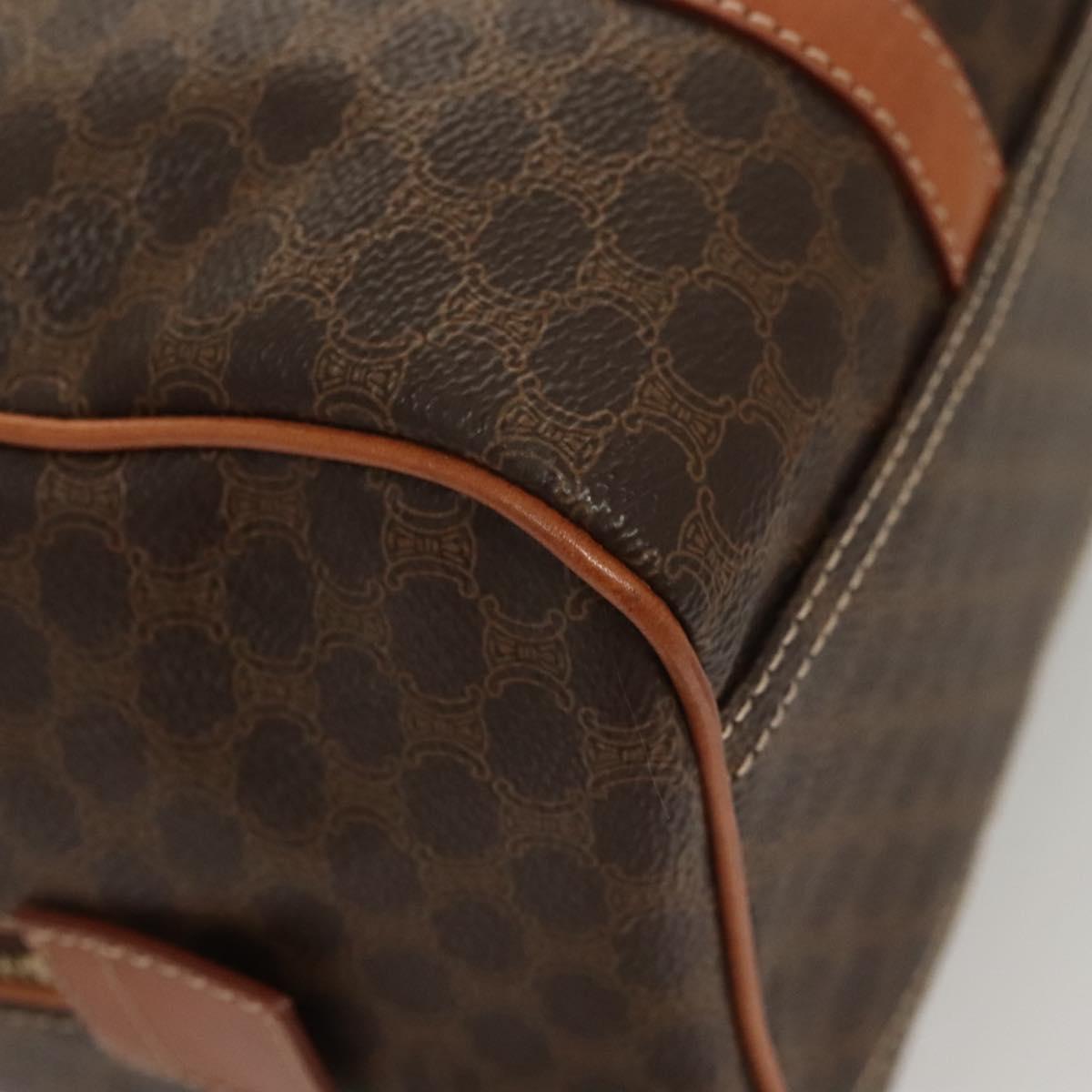 Céline Macadam, Brown, Canvas, handbag