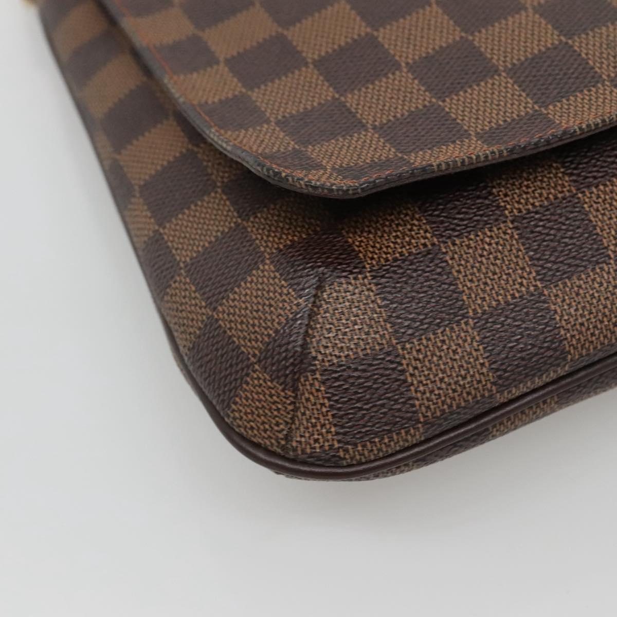 Louis Vuitton Musette Salsa, Brown, Canvas, shoulder