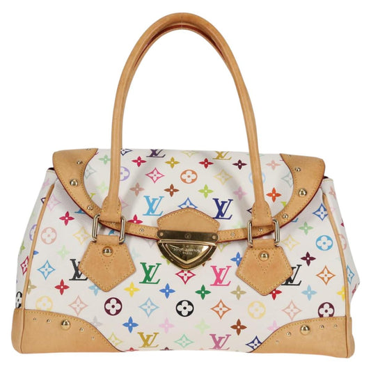 Louis Vuitton Beverly, White, Canvas, handbag