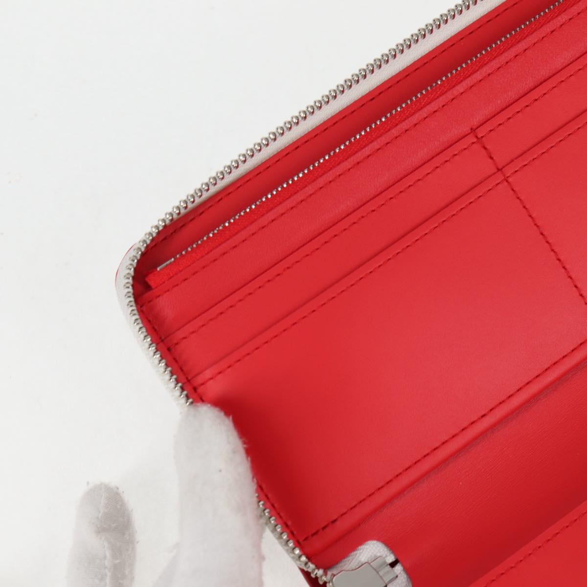 Louis Vuitton Zippy Wallet Vertical, White, Leather, wallet