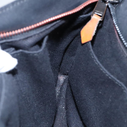 Hermès Caravan, Black, Leather, handbag