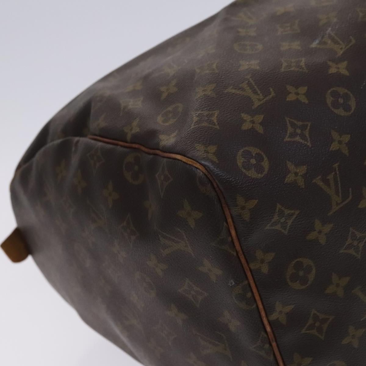 Louis Vuitton Keepall 60, Brown, Canvas, travel