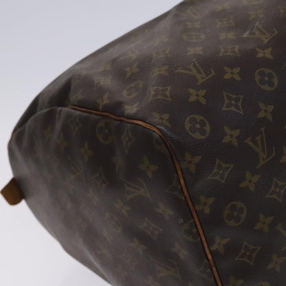 Louis Vuitton Keepall 60, Brown, Canvas, travel