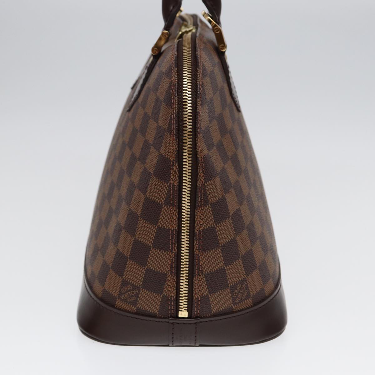 Louis Vuitton Alma, Brown, Canvas, handbag