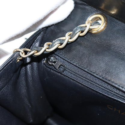 Chanel Tassel, Black, Leather, shoulder