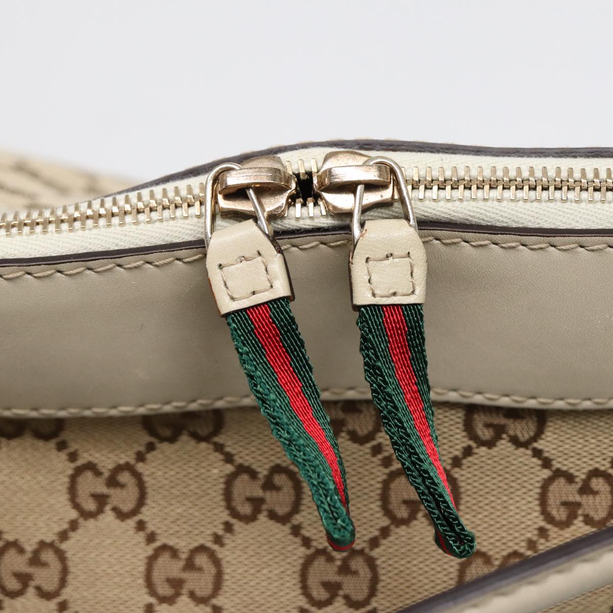 Gucci Sherry, Beige, Canvas, tote