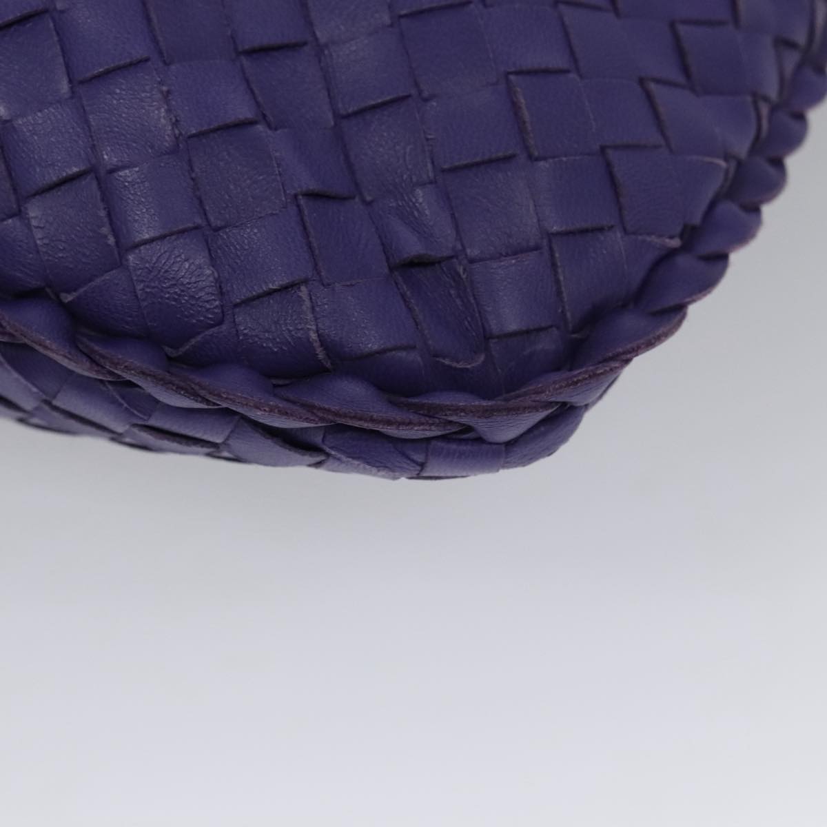 Bottega Veneta Veneta, Purple, Leather, handbag