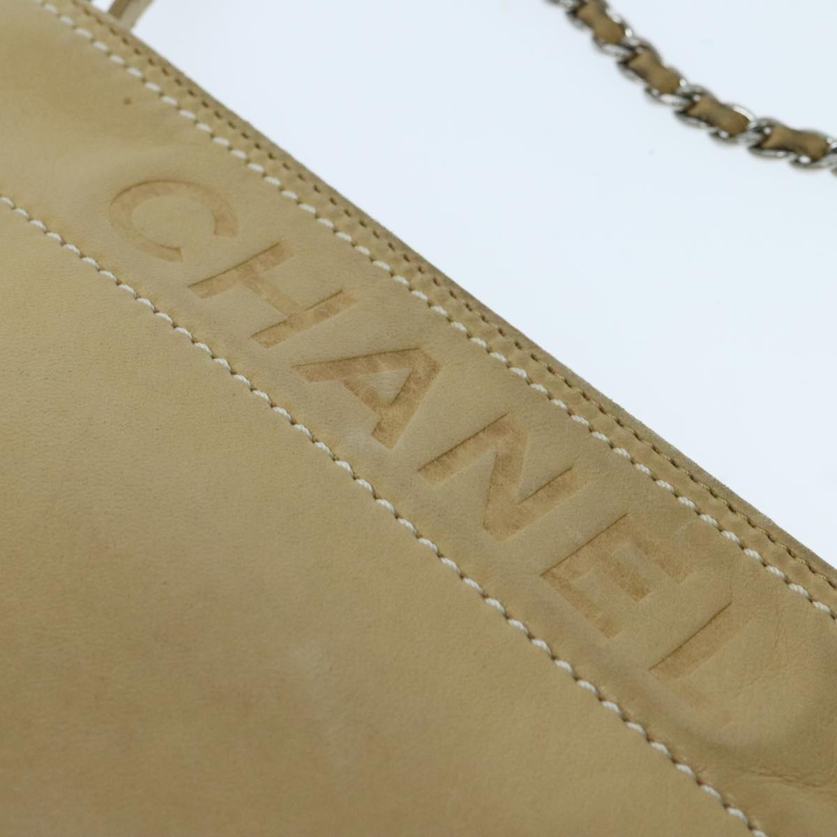 Chanel Chanel, Beige, Leather, clutch