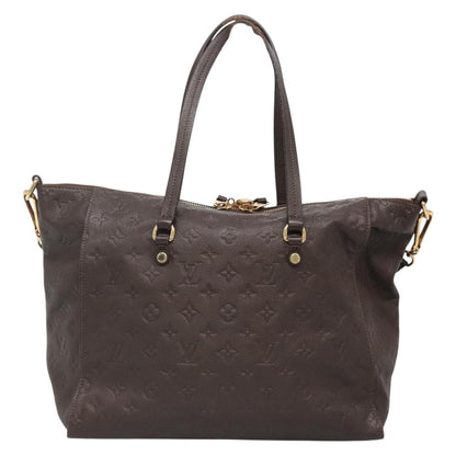 Louis Vuitton Lumineuse, Brown, Leather, tote