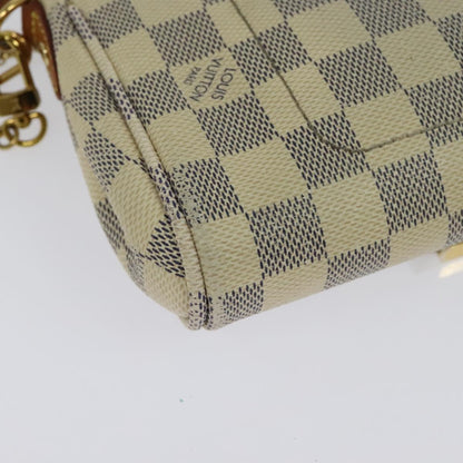 Louis Vuitton Favorite, White, Canvas, shoulder
