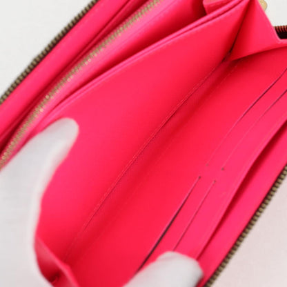 Louis Vuitton Portefeuille zippy, Pink, Canvas, wallet
