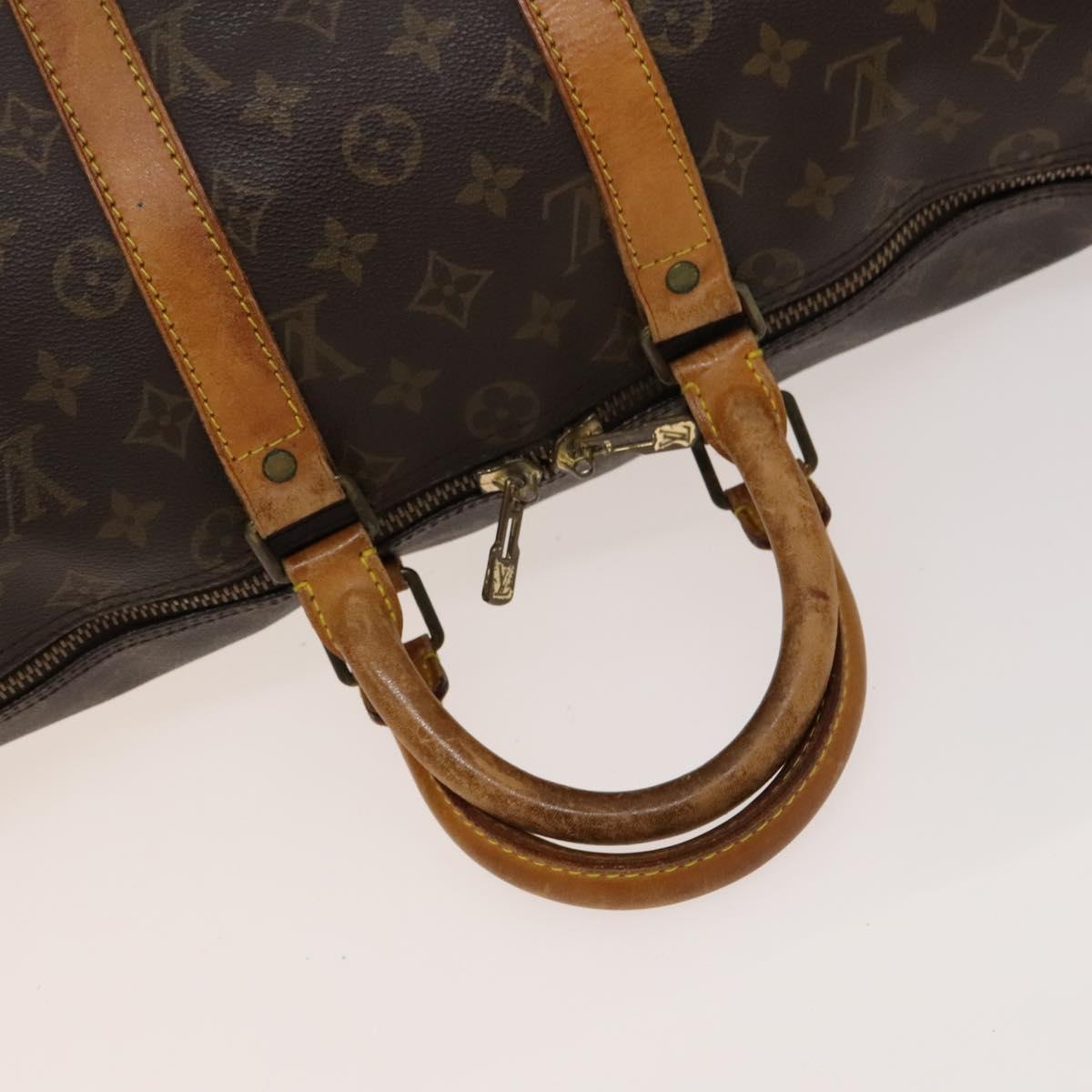 Louis Vuitton Keepall Bandouliere 45, Brown, Canvas, travel
