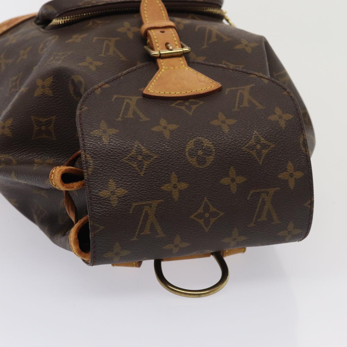 Louis Vuitton Montsouris, Brown, Canvas, backpack