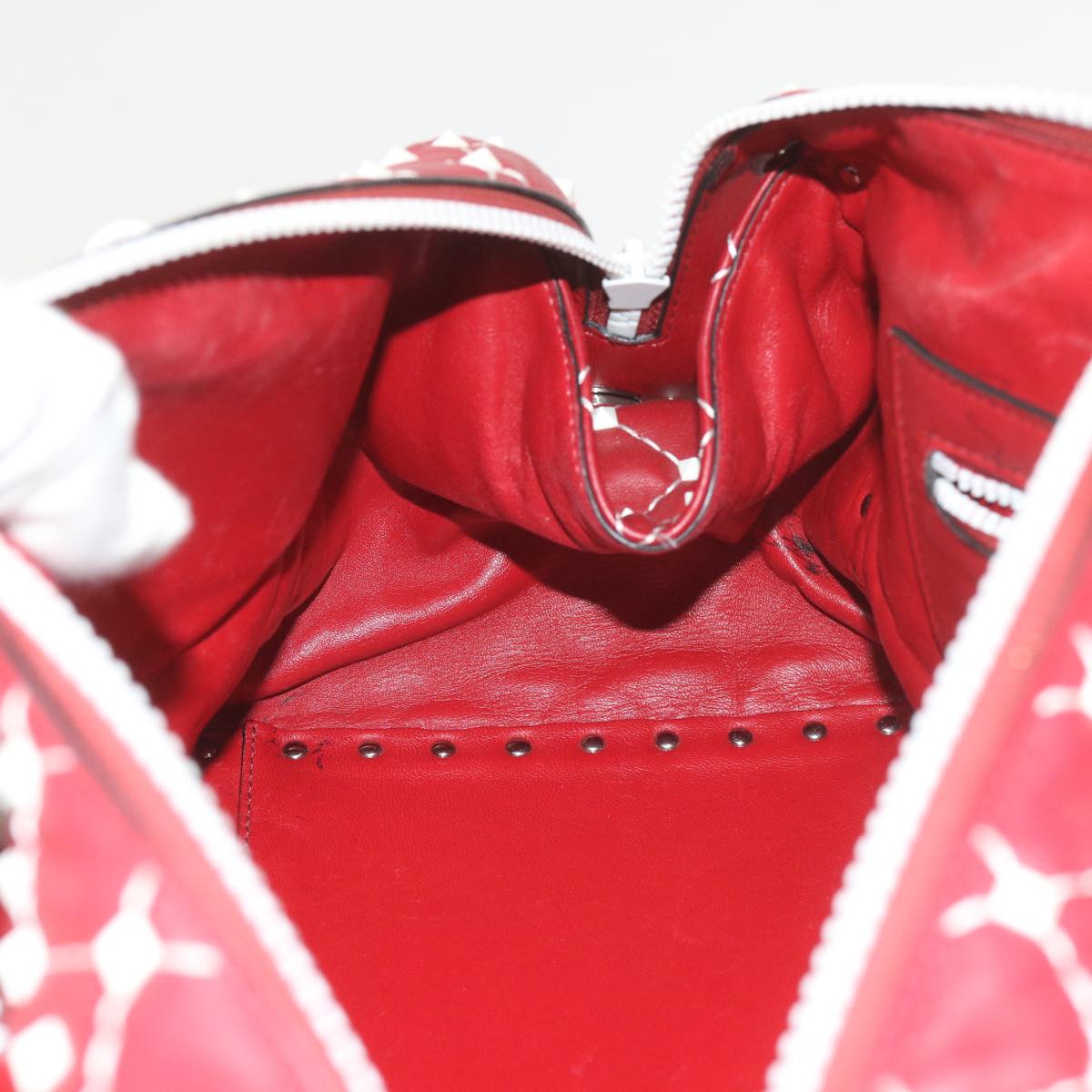 Valentino Garavani Rockstud, Red, Leather, shoulder