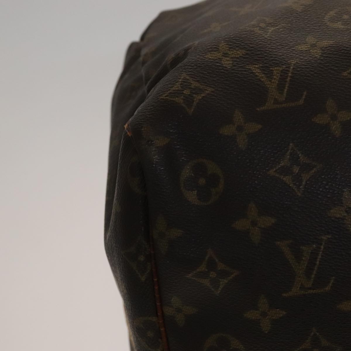 Louis Vuitton Keepall Bandoulière 60, Brown, Canvas, travel