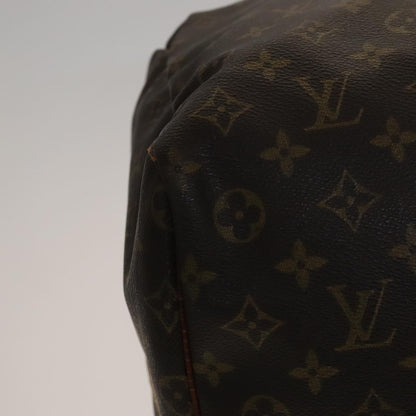 Louis Vuitton Keepall Bandoulière 60, Brown, Canvas, travel