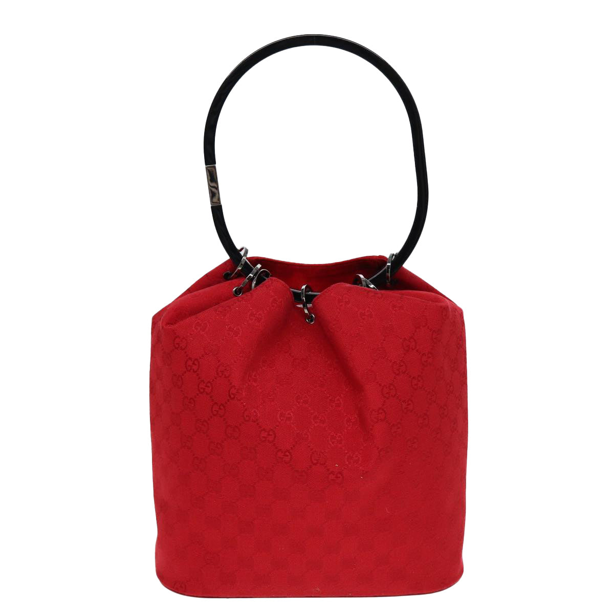 Gucci GG canvas, Red, Canvas, shoulder