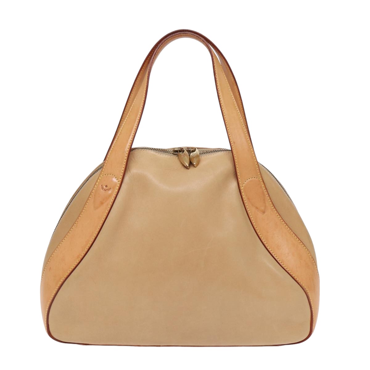 Louis Vuitton Normandy, Beige, Leather, handbag