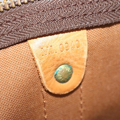 Louis Vuitton Keepall Bandoulière 60, Brown, Canvas, travel