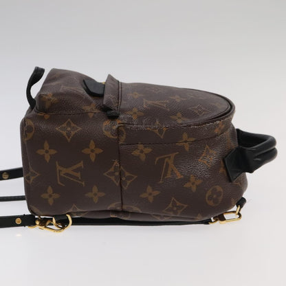 Louis Vuitton Palm Springs mini, Brown, Canvas, backpack