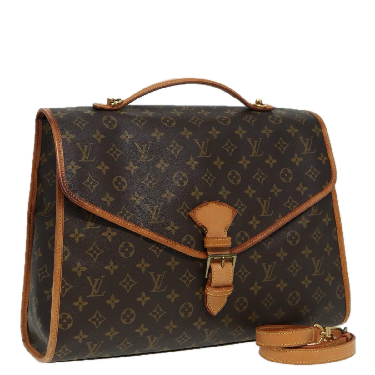 Louis Vuitton Beverly, Brown, Canvas, handbag