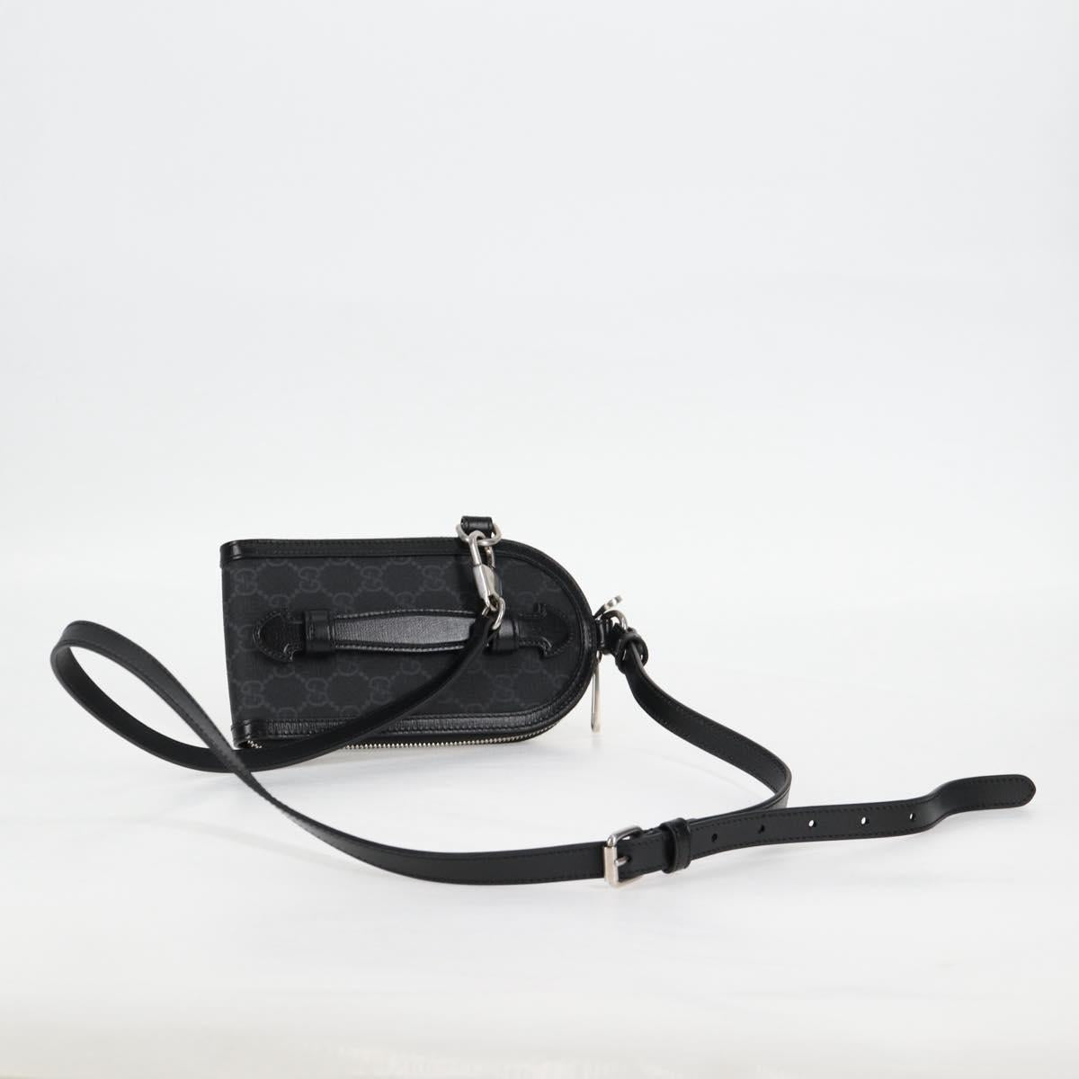 Gucci Off the grid, Black, Canvas, clutch
