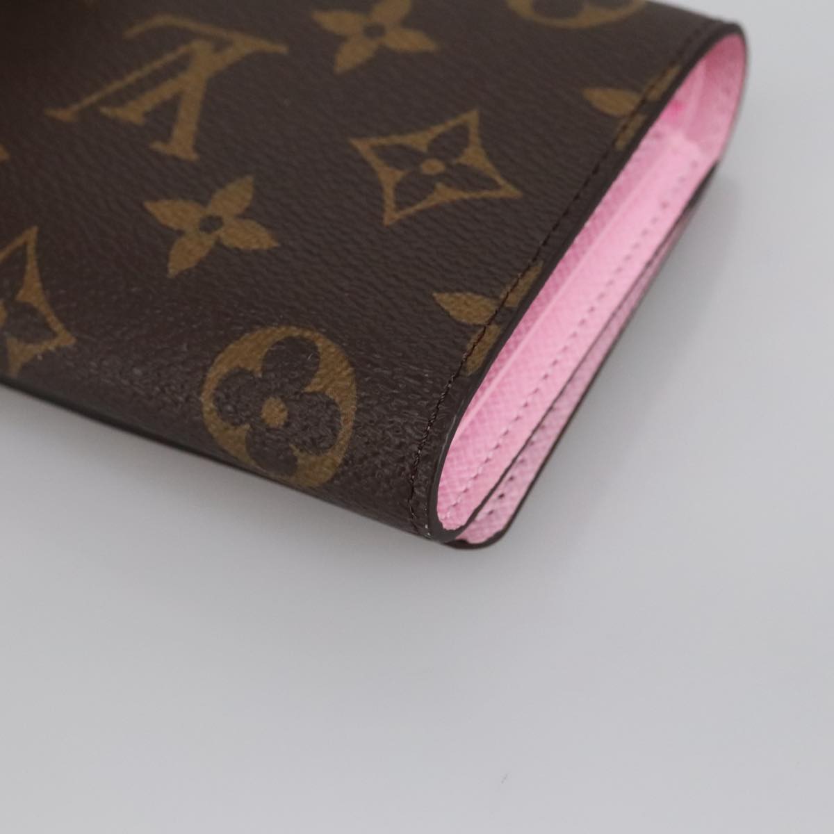 Louis Vuitton Portefeuille Victorine, Brown, Canvas, wallet