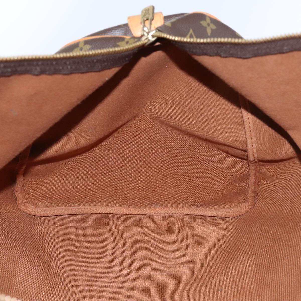 Louis Vuitton Keepall 60, Brown, Canvas, travel