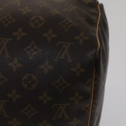 Louis Vuitton Keepall 55, Brown, Canvas, travel