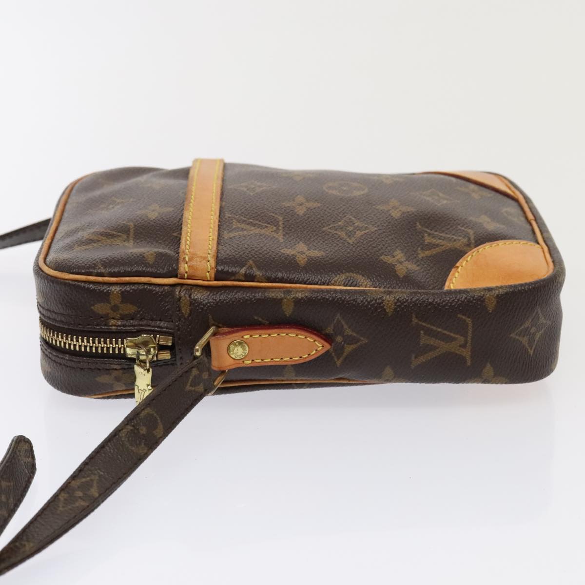 Louis Vuitton Danube, Brown, Canvas, shoulder