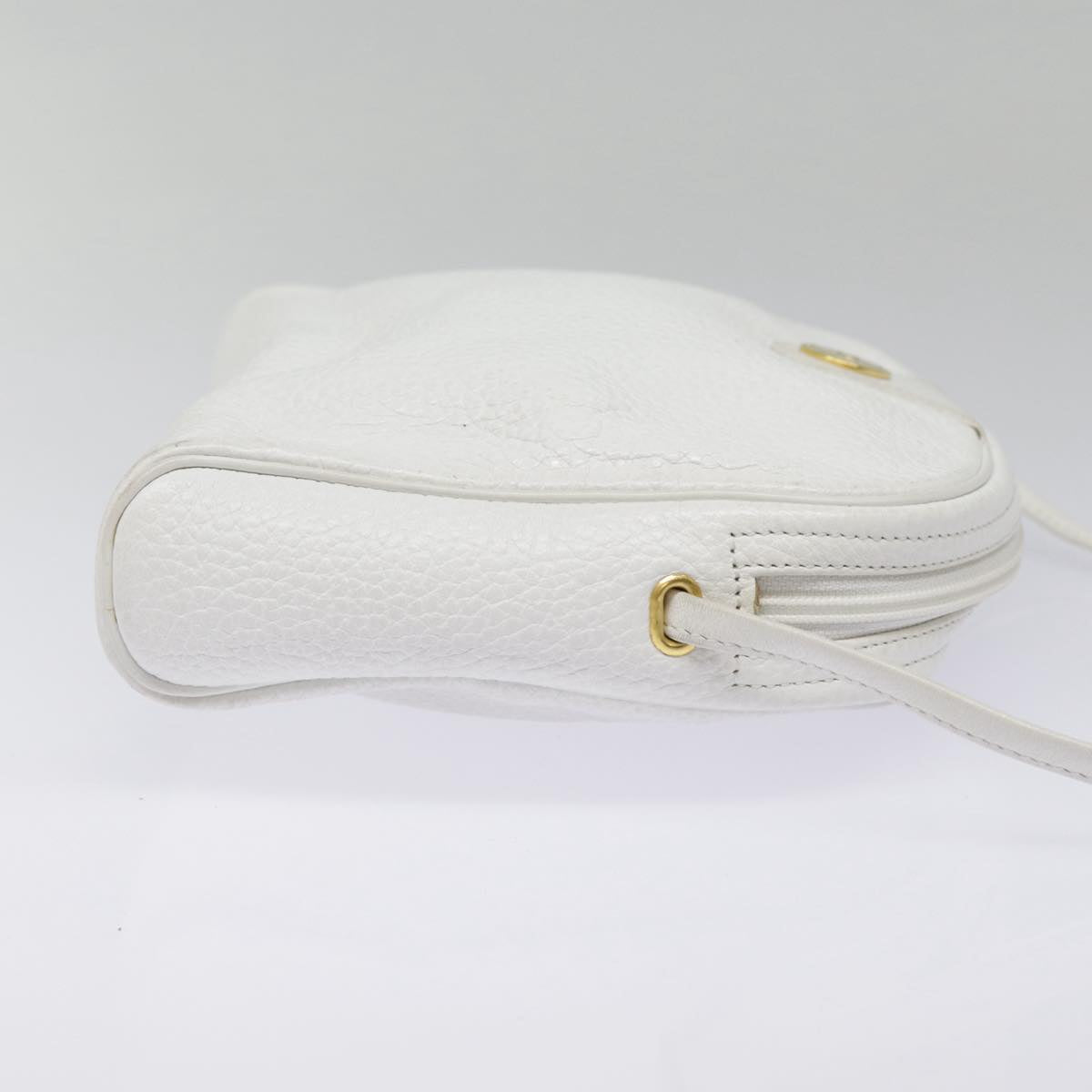 Dior CD, White, Leather, shoulder