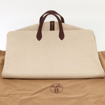 Hermès Victoria, Beige, Canvas, travel