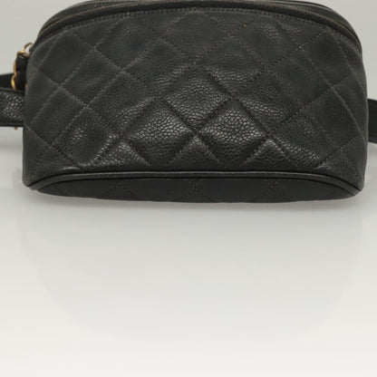 Chanel Vintage, Black, Leather, shoulder
