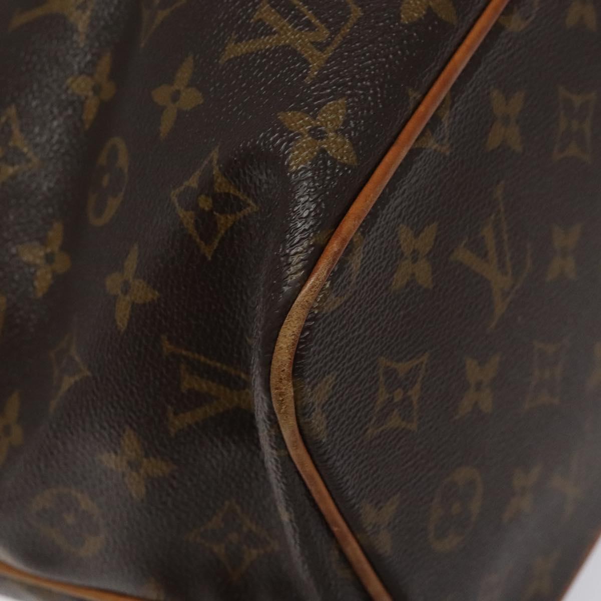 Louis Vuitton Palermo, Brown, Canvas, tote