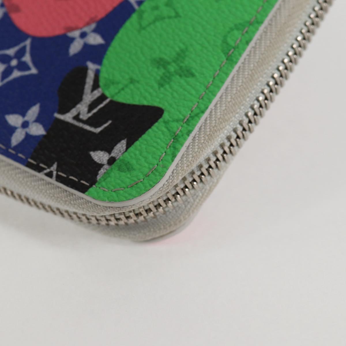 Louis Vuitton Zippy wallet, White, Canvas, wallet