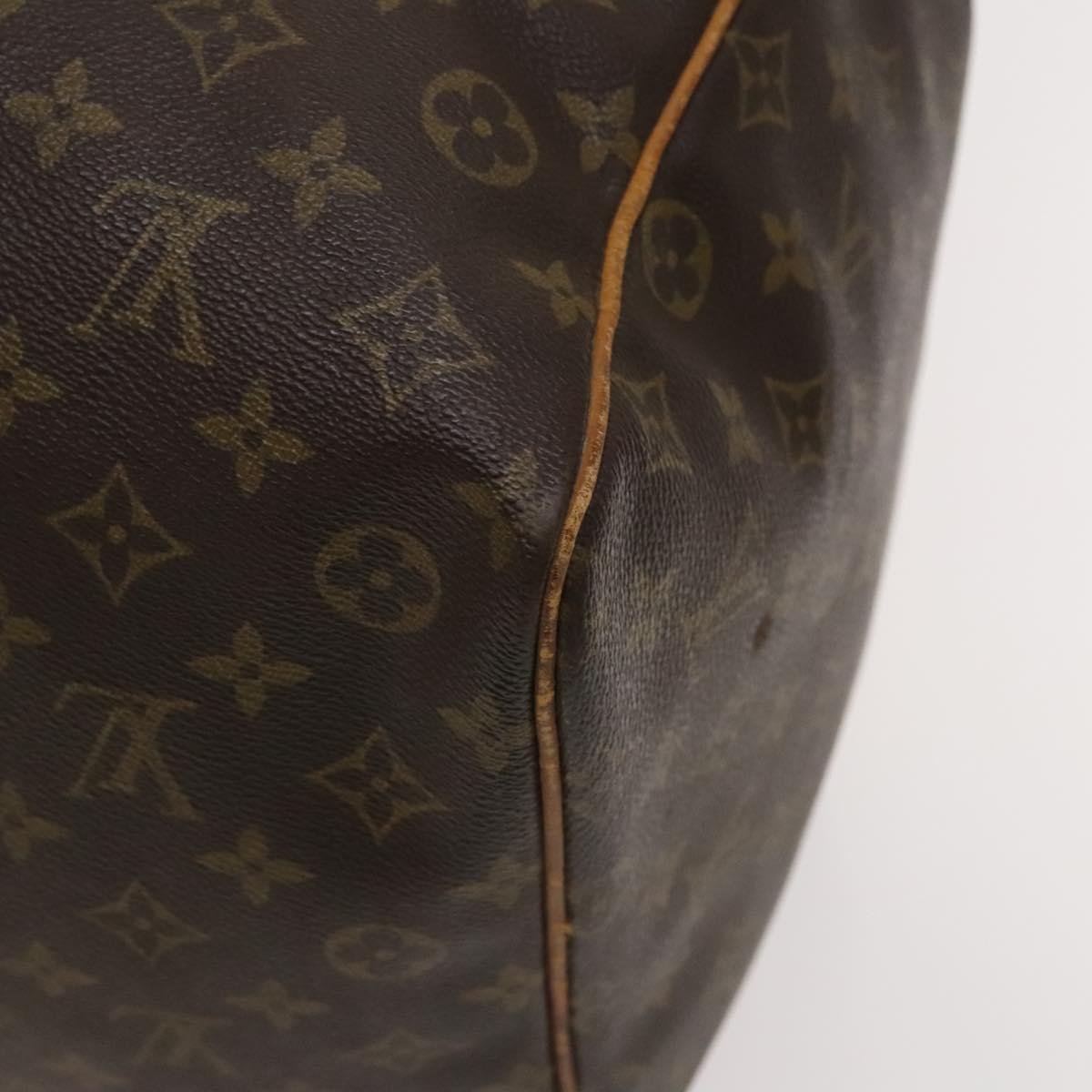 Louis Vuitton Keepall 60, Brown, Canvas, travel